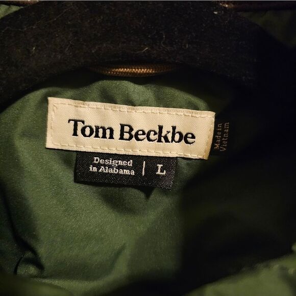 TOM BECKBE New Braddock Quilted Jacket Green - Size Large - Picture 8 of 10